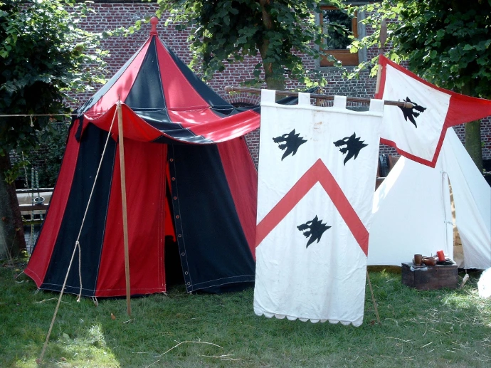campement médiéval - Les compagnons de Rougemont